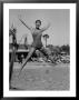 Las Vegas Chorus Girl Kim Smith At The Swimming Pool In The Sands Hotel by Loomis Dean Limited Edition Print