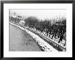 Bank Of The River Salzach In Winter, Salzburg, Austria by Walter Bibikow Limited Edition Print