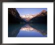 View To Mount Victoria Across The Still Waters Of Lake Louise, Alberta, Canada by Ruth Tomlinson Limited Edition Print