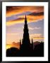 Scott Monument On Princes Street At Sunset, Edinburgh, United Kingdom by Jonathan Smith Limited Edition Print