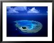 Aerial View Of Island And Surrounding Reefs, Australia by Manfred Gottschalk Limited Edition Print