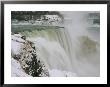 Winter View Of Cascading Niagara Falls by Melissa Farlow Limited Edition Print