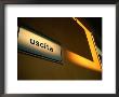 Exit Sign At The Sassari Train Station, Sardinia, Italy by Martin Llado Limited Edition Print