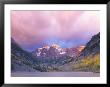 Maroon Bells Snowmass Wilderness At Dawn, Colorado, Usa by Rob Tilley Limited Edition Print