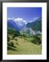 View Over Lauterbrunnen From Wengen, Bernese Oberland, Swiss Alps, Switzerland, Europe by Simon Harris Limited Edition Pricing Art Print