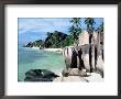 Rocky Coast And Beach, La Digue, Anse Source D'argent, Seychelles by Reinhard Limited Edition Print