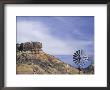 Windmill And Cliffs Of Palo Duro Canyon State Park, Texas, Usa by Darrell Gulin Limited Edition Print