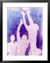 Silhouette Of Basketball Game by Lonnie Duka Limited Edition Print