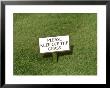 Decorative Object -Sign Please Keep Off Grass by Juliet Greene Limited Edition Print