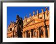 Statue Of St. Paul In Front Of Facade Of The Basilica San Pietro, Vatican City by Jonathan Smith Limited Edition Print