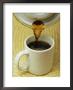 Coffee Is Poured Into A Mug by Taylor S. Kennedy Limited Edition Pricing Art Print