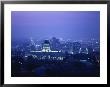 Utah State Capitol And Mormon Temple by Walter Bibikow Limited Edition Print