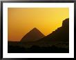 Sunset Behind 12Th Dynasty Middle Kingdom, Pharaoh Amenenhet Iii, Bent Pyramid, Dashur; Egypt by Kenneth Garrett Limited Edition Print