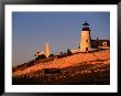 Sunset Over Pemaquid Lighthouse Built In 1827, Maine, Usa by Stephen Saks Limited Edition Print