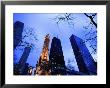 Historic Water Tower And Skyscrapers At Dusk, Chicago, United States Of America by Richard Cummins Limited Edition Print