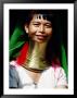 Portrait Of Woman In Padaung Giraffe Ethnic Minority, Thailand by Alain Evrard Limited Edition Print