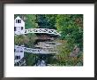 Bridge Over Pond In Somesville, Maine, Usa by Julie Eggers Limited Edition Print