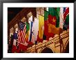 Flags On Publishing Society Building, Boston, Massachusetts, Usa by Lou Jones Limited Edition Print