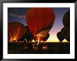 At A Ballon Festival In Albuquerque At Dusk by Steve Winter Limited Edition Print