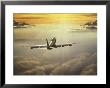Airplane Flying In Sky by Peter Walton Limited Edition Print