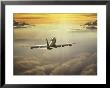 Airplane Flying In Sky by Peter Walton Limited Edition Print