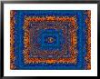 Blue And Orange Morrocan Style Fractal Design by Albert Klein Limited Edition Print