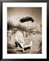 Blurred Image Of Chair On Beach, Amelia Island, Fl by Kent Dufault Limited Edition Print