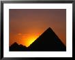Pyramid Of Mycerinus At Giza At Sunset, Cairo, Egypt by Anders Blomqvist Limited Edition Print