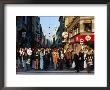 Pedestrians At Stroget, The World's Longest Pedestrian Shopping Strip, Copenhagen, Denmark by Anders Blomqvist Limited Edition Print