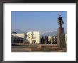 View Of Lenin Square Looking Towards The Ala-Too Range Of Mountains, Bishkek, Kyrgyzstan by Upperhall Limited Edition Print