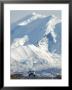 Car On Highway With Mt, Drum In Background, Wrangell-St Elias National Park, Alaska by Mark Newman Limited Edition Print