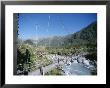 Historic Swing Bridge Over Glacier River, Fox Glacier, Westland, South Island, New Zealand by D H Webster Limited Edition Print