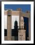 Traditional Minaret Reflecting In Batelco Building, Manama, Bahrain by Chris Mellor Limited Edition Print