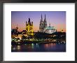The Cathedral And River Rhine, Cologne, North Rhine Westphalia,, Germany by Gavin Hellier Limited Edition Pricing Art Print