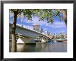 The Victoria Bridge And The Brisbane River, Brisbane, Queensland, Australia by G Richardson Limited Edition Print