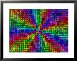 Multi-Coloured Abstract Fractal Pattern With Circular Shapes by Albert Klein Limited Edition Print