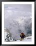 A Mountaineer Descends Near The Summit Of Grand Teton In Wyoming by Gordon Wiltsie Limited Edition Print