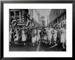 Milwaukee Braves Fans Celebrating With Impromptu Parade After The Team Won World Series by Francis Miller Limited Edition Print