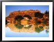 Meherangan Fort Reflected In Pool At Sunset, Jodhpur, India by Anthony Plummer Limited Edition Print