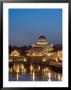 St Peter's Basilica And Ponte Sant'angelo, Rome, Italy by Michele Falzone Limited Edition Pricing Art Print