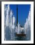 Fountains And Obelisk In Victory Park (Park Pobedy), Moscow, Russia by Jonathan Smith Limited Edition Print