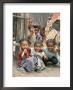 Village Children In Bati, Northern Highlands, Ethiopia, Africa by Tony Waltham Limited Edition Pricing Art Print