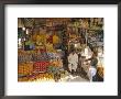 Fruit And Basketware Stalls In The Market, Karachi, Pakistan by Robert Harding Limited Edition Print