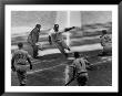 Yankees Baseball Player Yogi Berra Scoring During The 4Th Inning Of The World Series Games by Ralph Morse Limited Edition Print