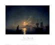 The Bay Of Naples By Moonlight, C.1842 by Ivan Aywasovsky Limited Edition Print