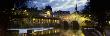 Reflection Of A Bridge In Water, Pulteney Bridge, River Avon, Bath, Somerset, England by Panoramic Images Limited Edition Print