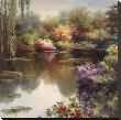 Reflections Of A Lily Pond by Budian Limited Edition Pricing Art Print