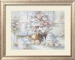 Teapots And Flowers by George Bjorkland Limited Edition Pricing Art Print