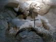 An Angel Couple On Frieze With Cross Overlay by Ilona Wellmann Limited Edition Print