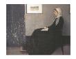 Arrangement In Grey And Black, No.1: Portrait Of The Artist's Mother by James Abbott Mcneill Whistler Limited Edition Print